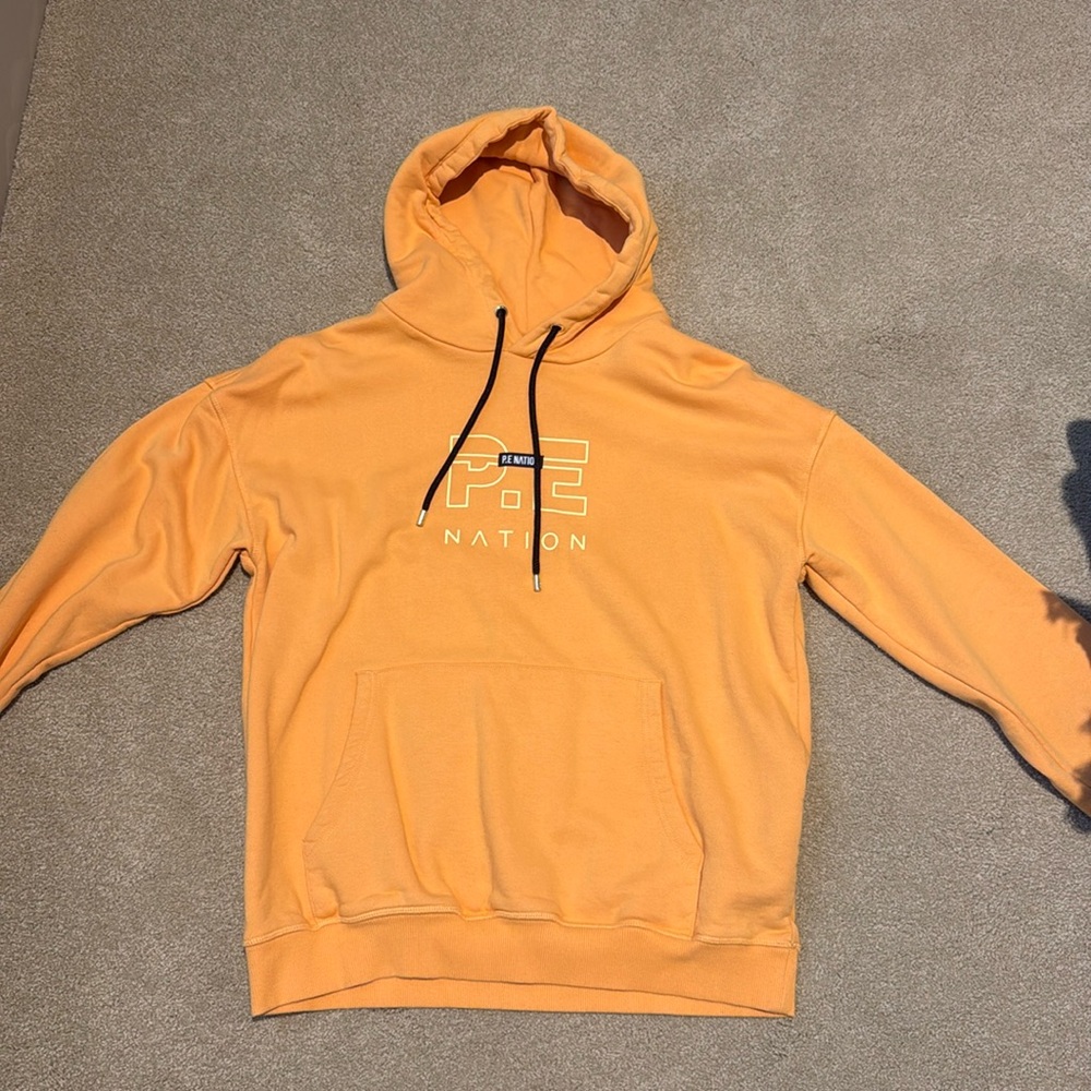 P.E Nation Men's Orange Hoodie